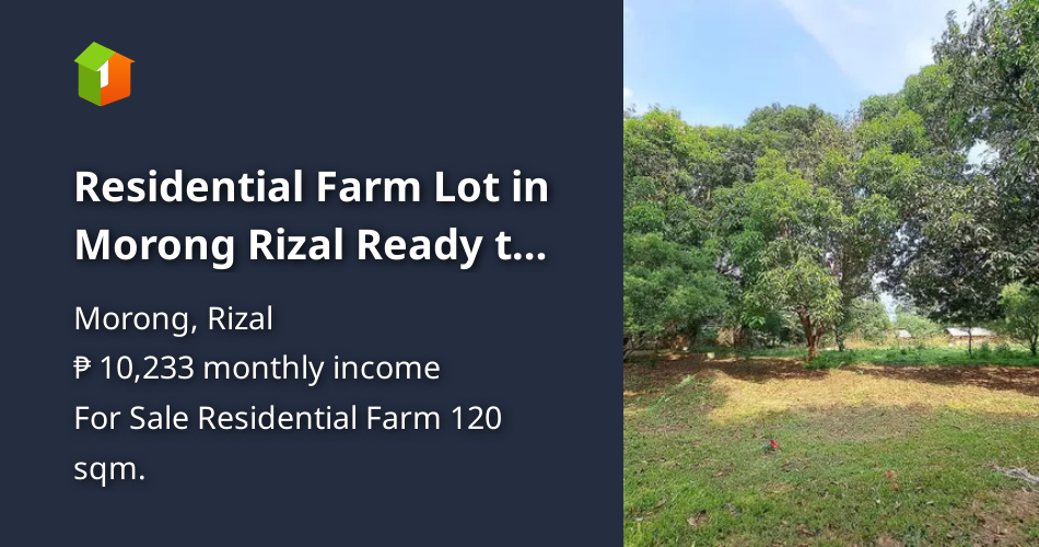 Residential Farm Lot in Morong Rizal Ready to Use [Lot 🚜] (July 2024