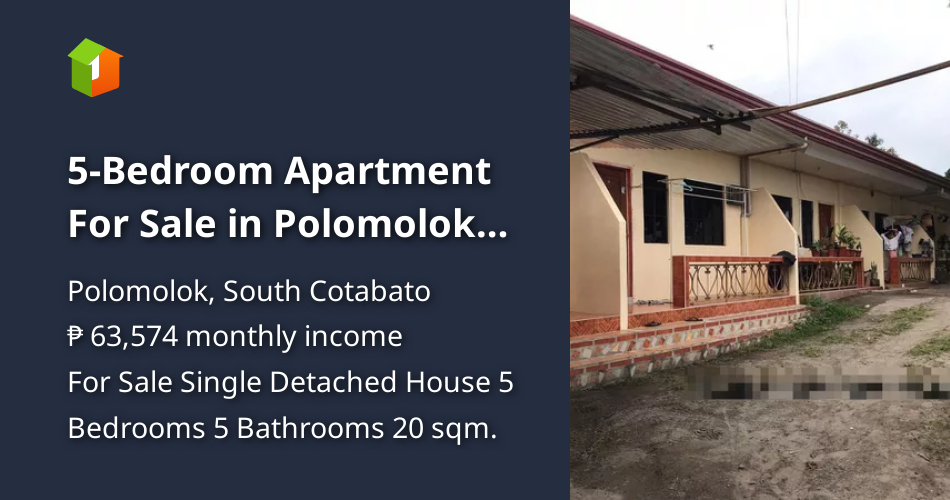5Bedroom Apartment For Sale in Polomolok South Cotabato