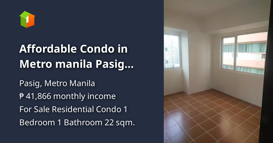 Affordable Condo in Metro manila Pasig Cainta 3k monthly partnership