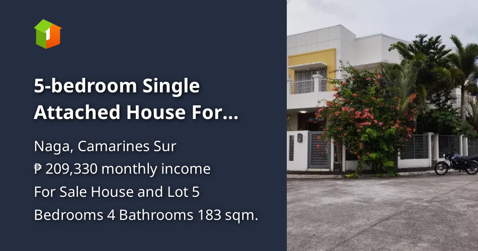 5bedroom Single Attached House For Sale in Naga Camarines Sur [House