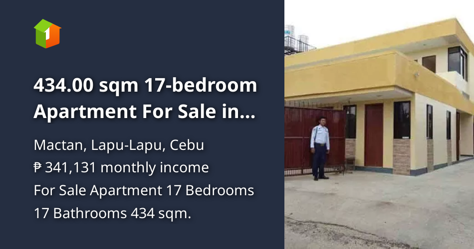 434.00 sqm 17bedroom Apartment For Sale in Mactan LapuLapu Cebu