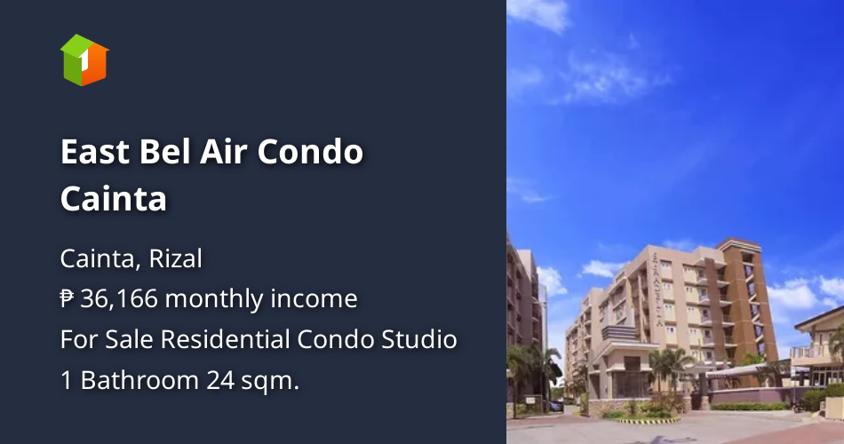 East Bel Air Condo Cainta [Condo 🏙️] (July 2023) in Cainta, Rizal for sale