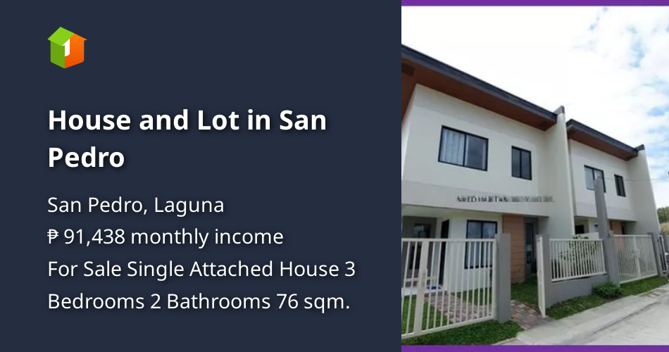 House and Lot in San Pedro [House and Lot 🏘️] (April 2024) in San Pedro