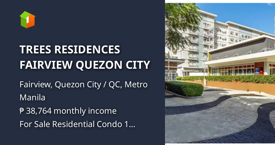 TREES RESIDENCES FAIRVIEW QUEZON CITY [Condo 🏙️] (March 2024) in