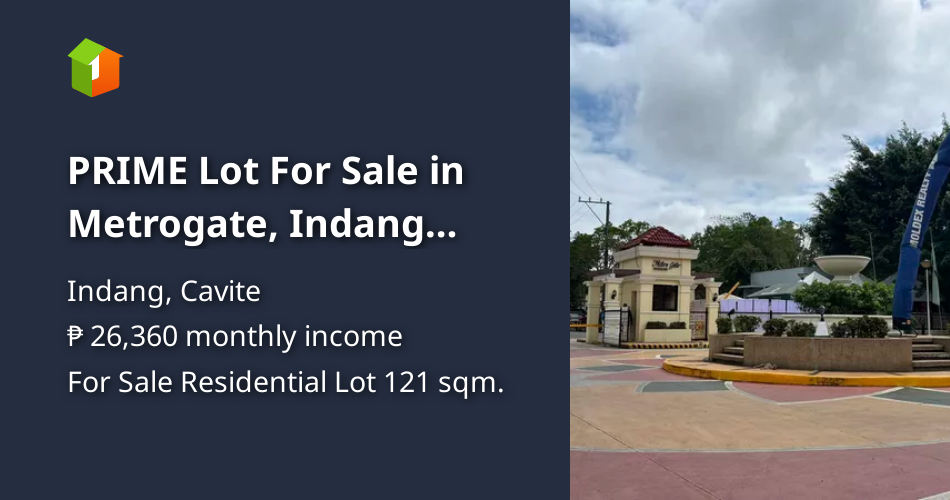 PRIME Lot For Sale in Metrogate, Indang Cavite [Lot 🚜] (February 2024