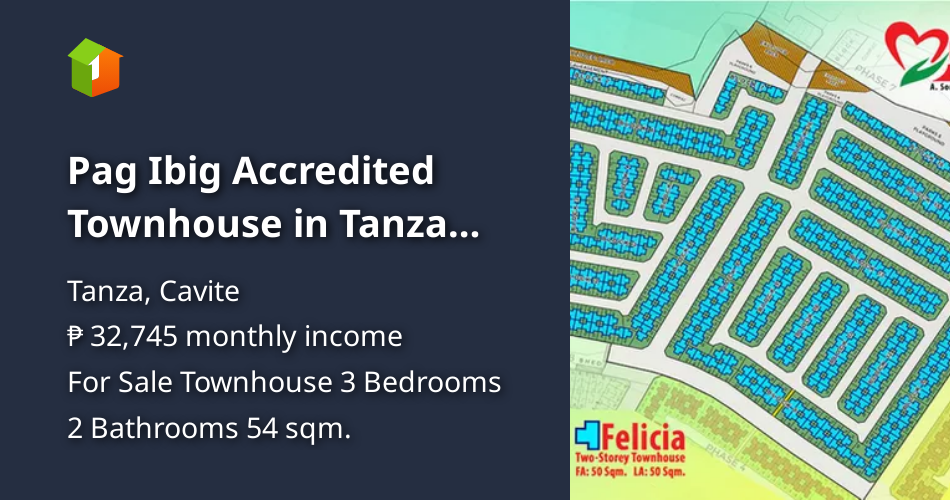Pag Ibig Accredited Townhouse in Tanza Cavite [House and Lot 🏘️