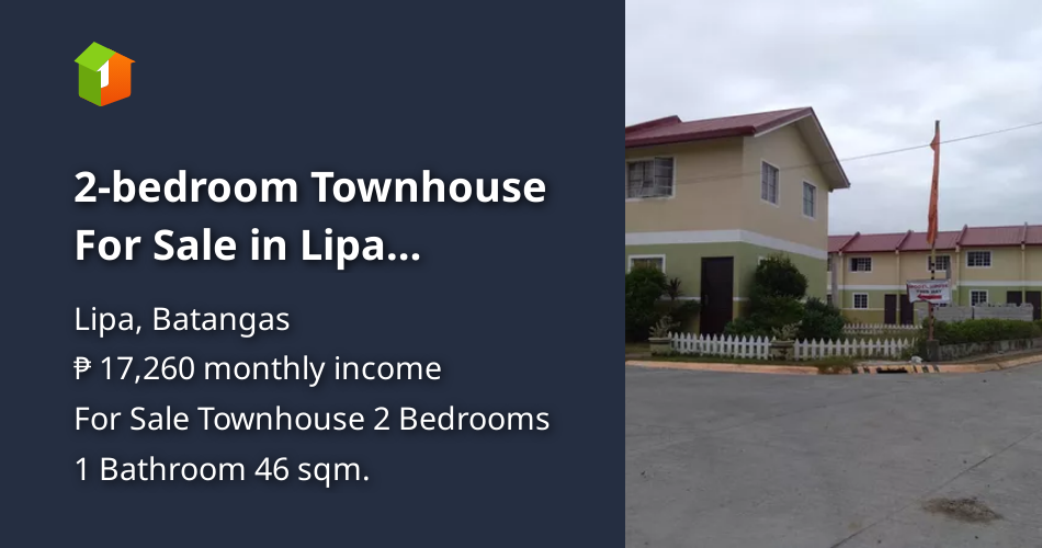 2bedroom Townhouse For Sale in Lipa Batangas Southridge Villas [House