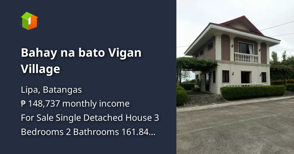 Bahay na bato Vigan Village [House and Lot 🏘️] (January 2023) in Lipa