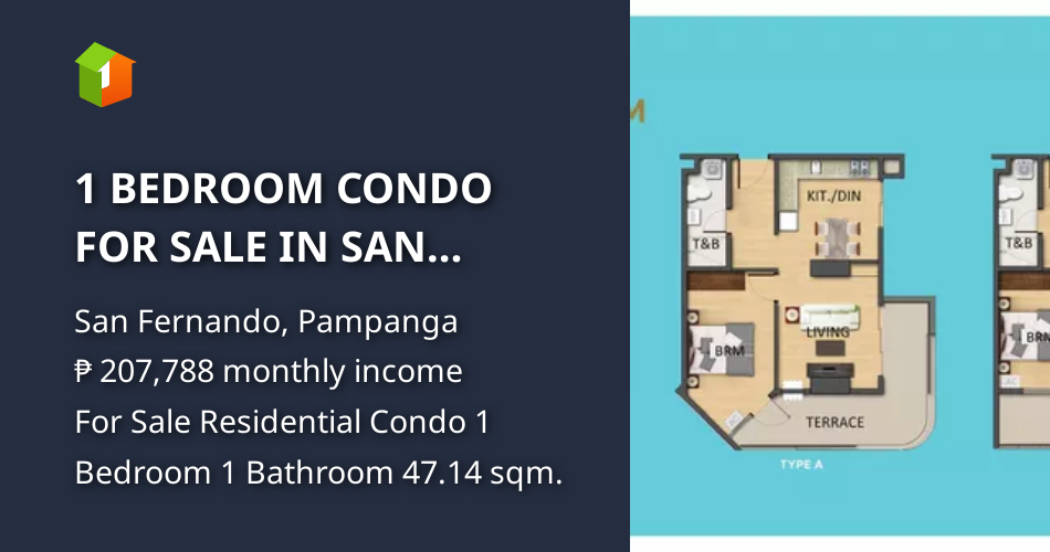 1 BEDROOM CONDO FOR SALE IN SAN FERNANDO PAMPANGA [Condo 🏙️] (June 2024