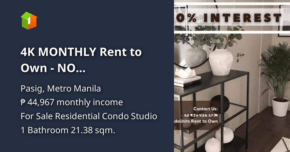 4K MONTHLY Rent to Own - NO DOWNPAYMENT / NO SALARY REQUIRED! [Condos 🏙 ...