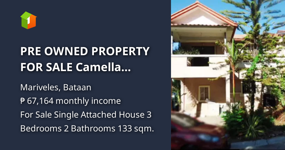 PRE OWNED PROPERTY FOR SALE Camella Crestwood , Antipolo, Rizal [House