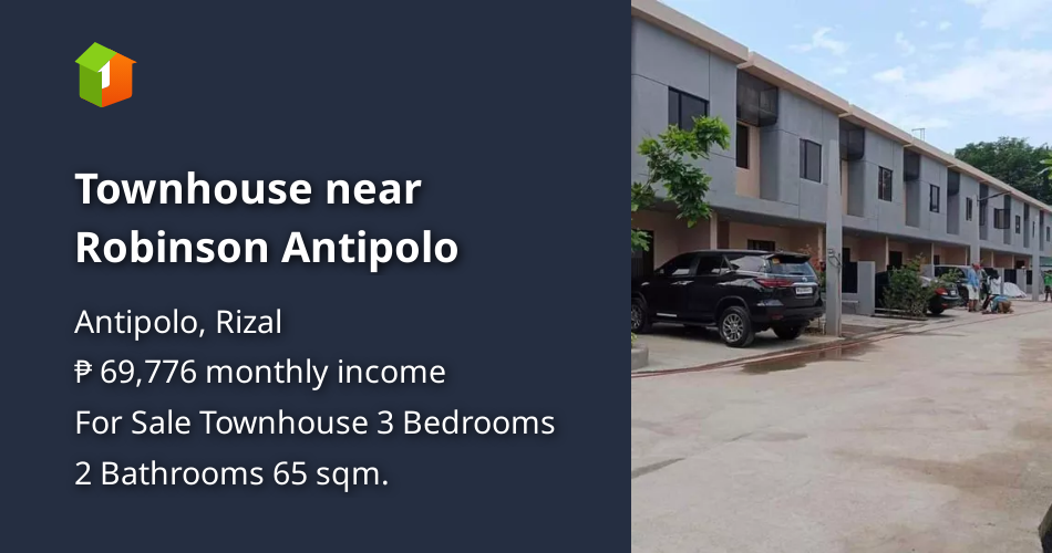 Townhouse near Robinson Antipolo [House and Lot 🏘️] (October 2023) in