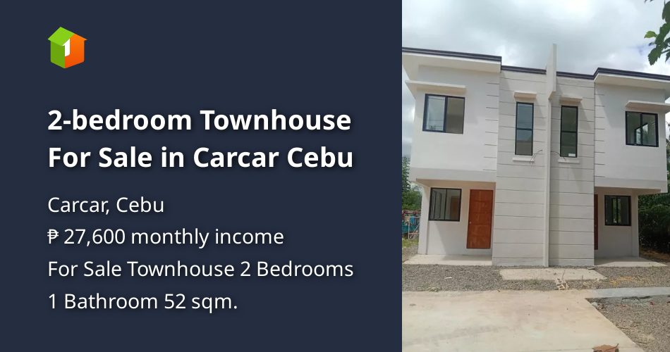 2bedroom Townhouse For Sale in Carcar Cebu [House and Lot 🏘️] (April