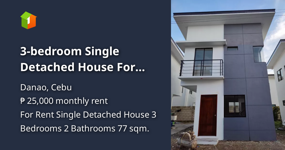 3bedroom Single Detached House For Rent in Danao Cebu [House and Lot 🏘