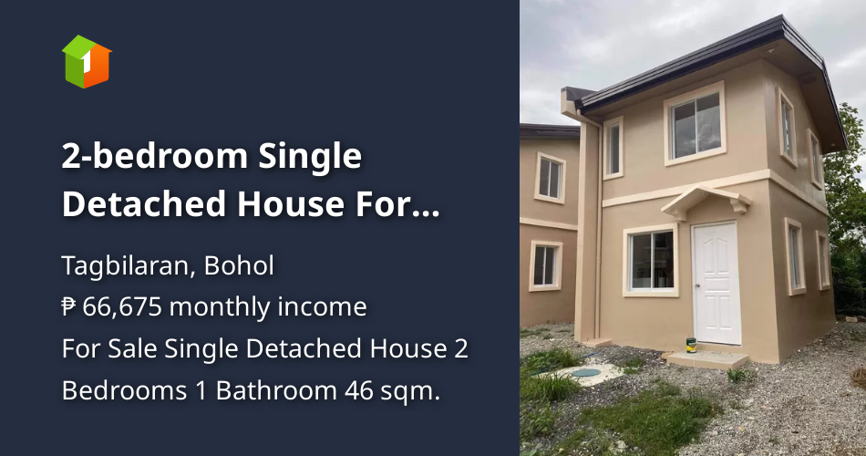 2bedroom Single Detached House For Sale in Tagbilaran Bohol [House and