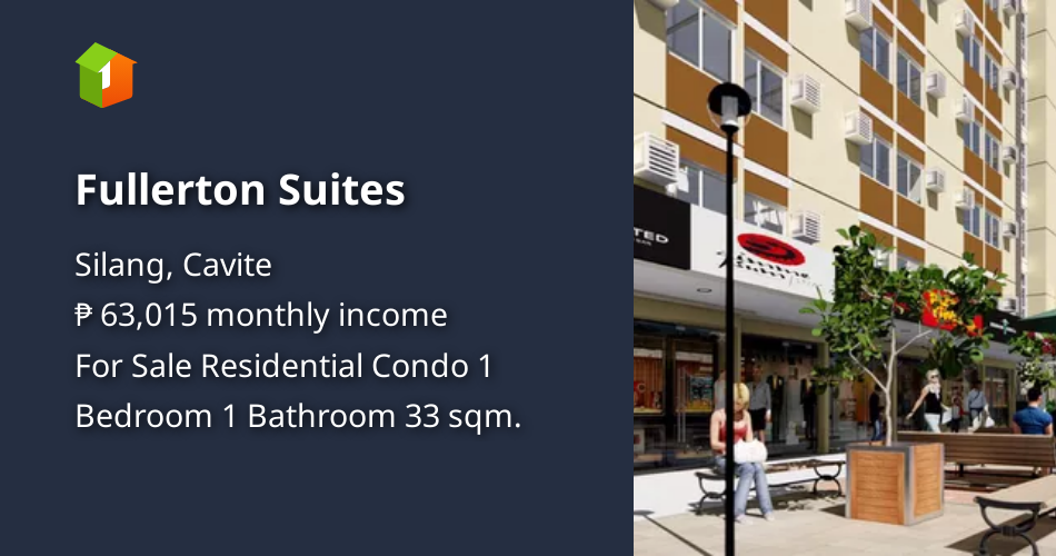 Fullerton Suites [Condo 🏙️] (August 2024) in Silang, Cavite for sale