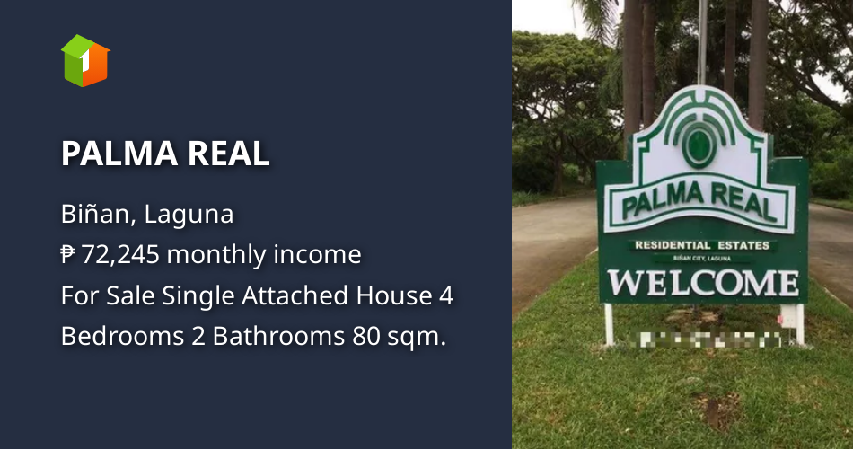PALMA REAL [Houses and Lots 🏘️] (October 2024) in Biñan, Laguna for sale
