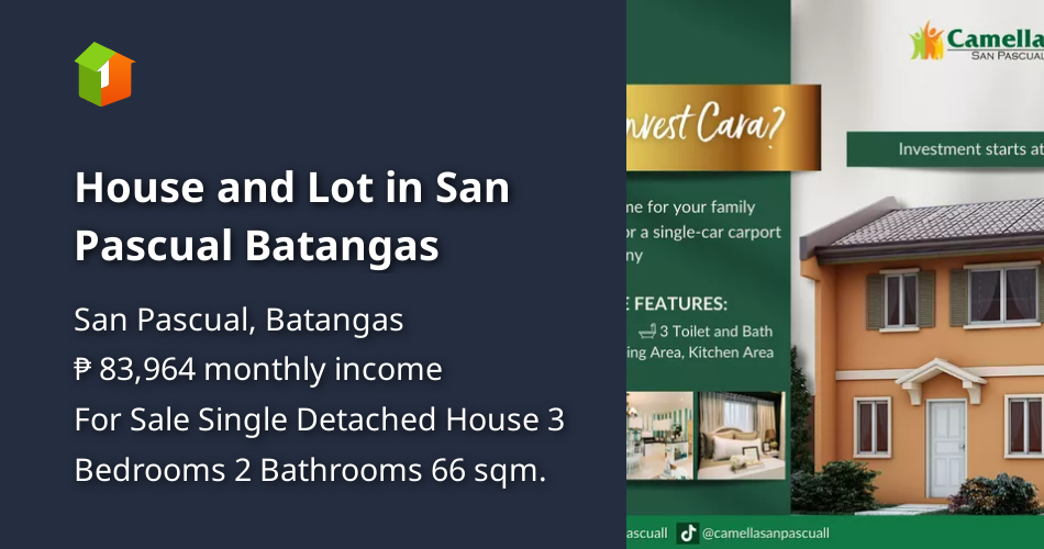 House and Lot in San Pascual Batangas [House and Lot 🏘️] (March 2024