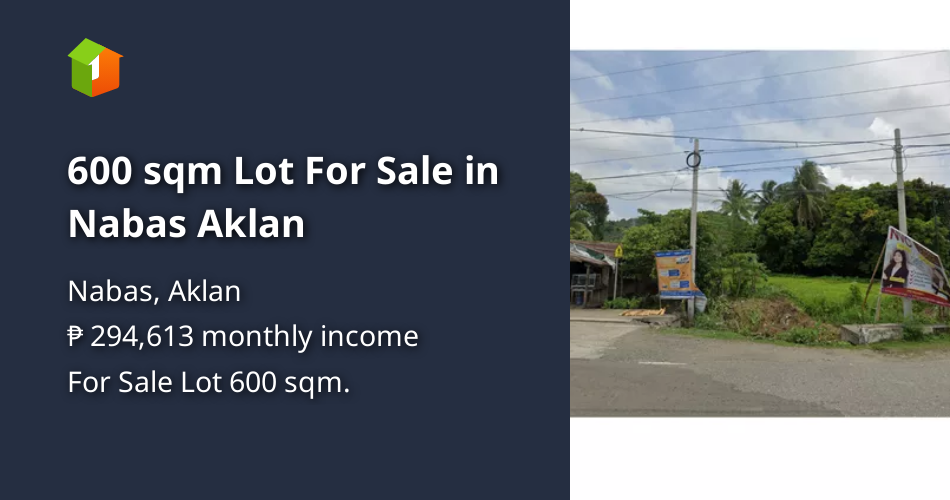 600 sqm Lot For Sale in Nabas Aklan [Lot 🚜] (August 2023) in Nabas