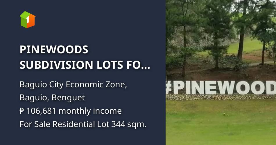 PINEWOODS SUBDIVISION LOTS FOR SALE [Lot 🚜] (March 2023) in Baguio City Economic Zone, Baguio