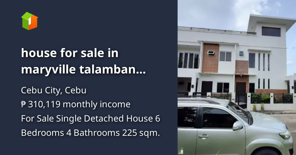 House for sale in maryville talamban with 6 bedroom plus 2 parking