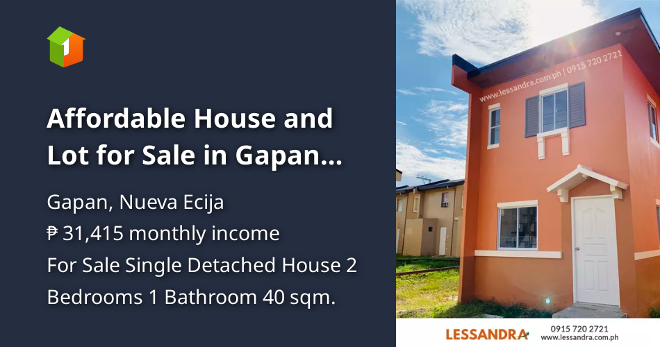 Affordable House and Lot for Sale in Gapan City [House and Lot 🏘️