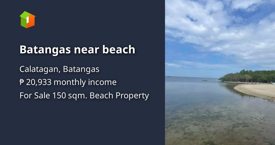 Batangas near beach [Beach Property 🏖️] (April 2024) in Calatagan