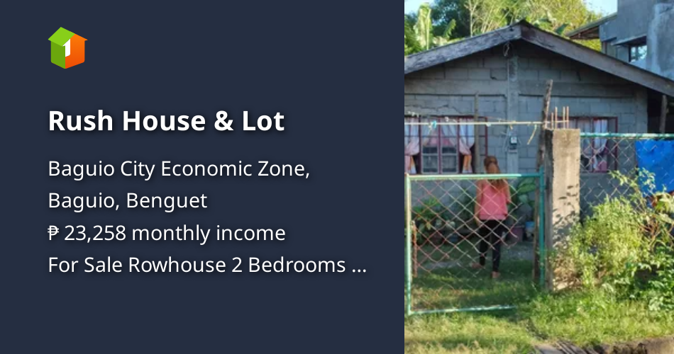 Rush House & Lot [House and Lot 🏘️] (January 2023) in Baguio City