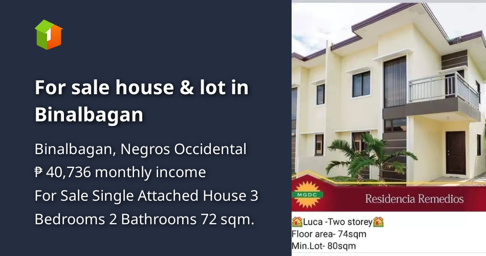 For sale house & lot in Binalbagan [Houses and Lots 🏘️] (November 2023) in Binalbagan, Negros