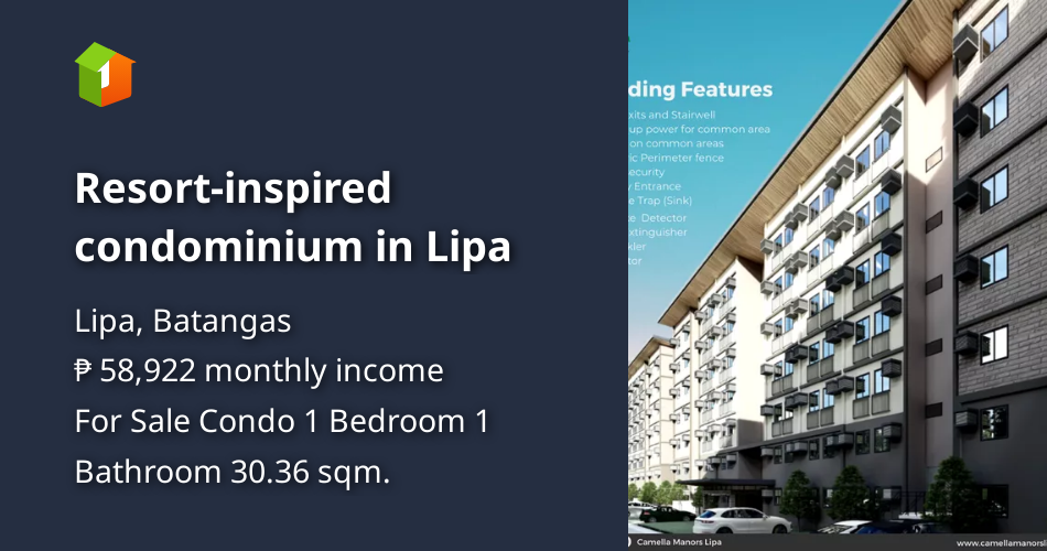 Resortinspired condominium in Lipa [Condo 🏙️] (February 2022) in Lipa