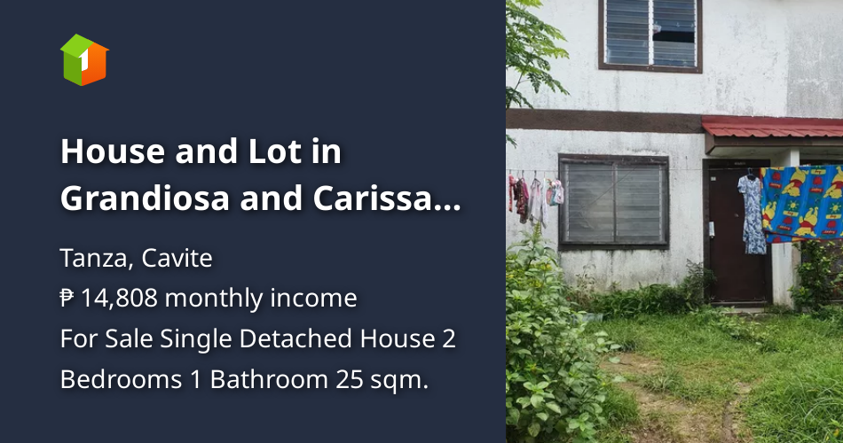 House and Lot in Grandiosa and Carissa Homes Tanza Cavite [House and