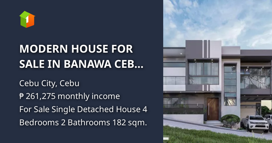 MODERN HOUSE FOR SALE IN BANAWA CEBU CITY [House and Lot 🏘️] (September