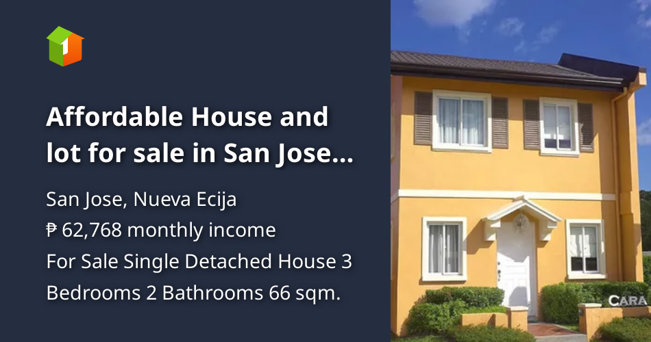 Affordable House and lot for sale in San Jose City Nueva Ecija [House