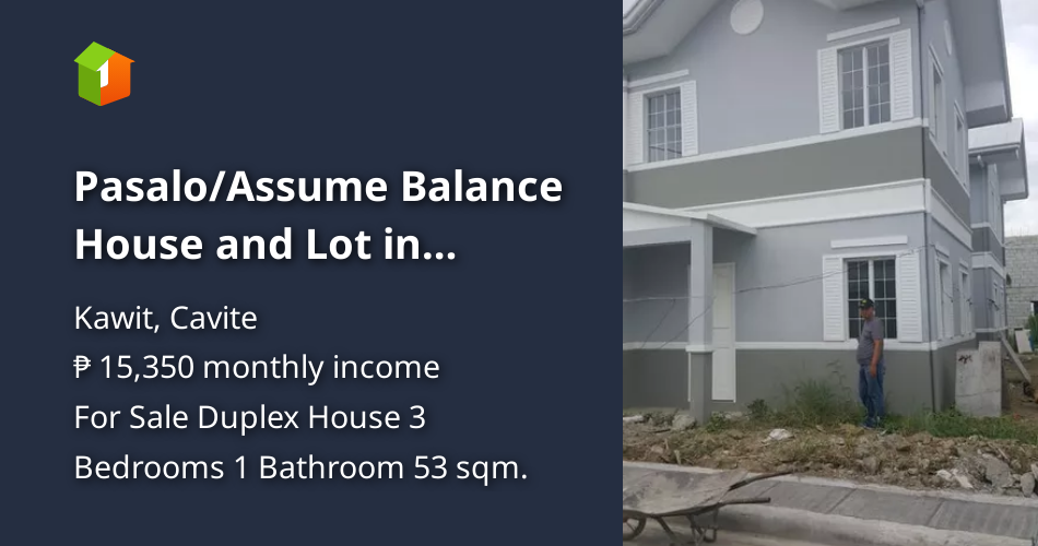 Pasalo/Assume Balance House and Lot in Rosedale Residences [House and