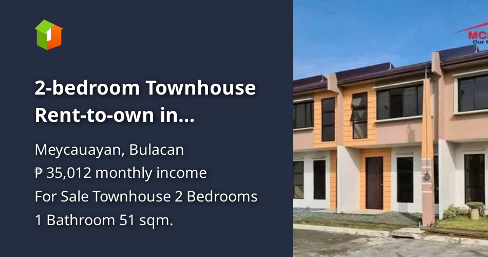 2bedroom Townhouse Renttoown in Meycauayan Bulacan [House and Lot 🏘️