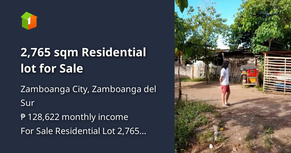 2,765 sqm Residential lot for Sale [Lot 🚜] (February 2024) in Zamboanga