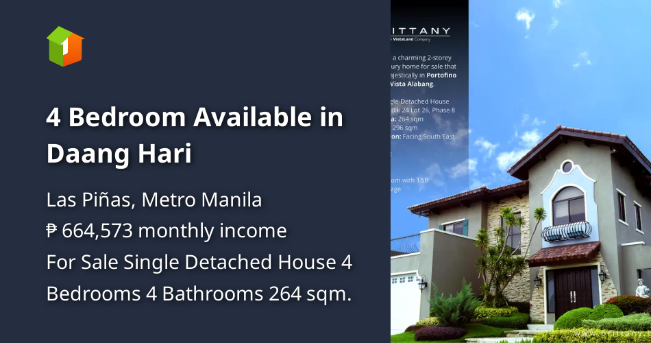 4 Bedroom Available in Daang Hari [House and Lot 🏘️] (January 2022) in