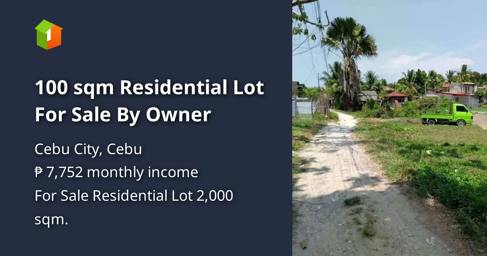 100 sqm Residential Lot For Sale By Owner [Lots 🚜] (December 2023) in