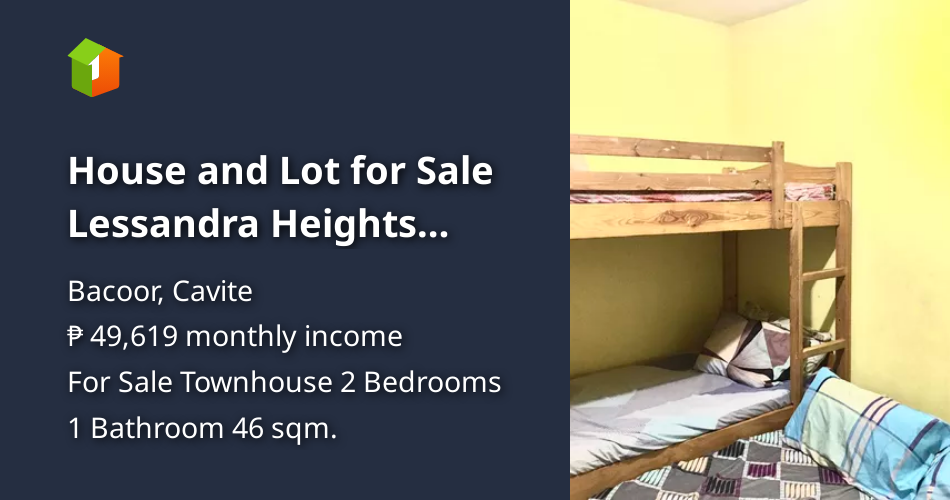 House and Lot for Sale Lessandra Heights Daang Hari, Molino IV [House and Lot 🏘️] (September