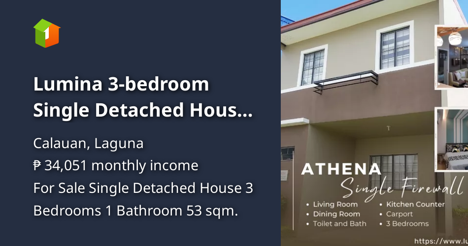 Lumina 3bedroom Single Detached House For Sale in Calauan Laguna [House and Lot 🏘️] (November