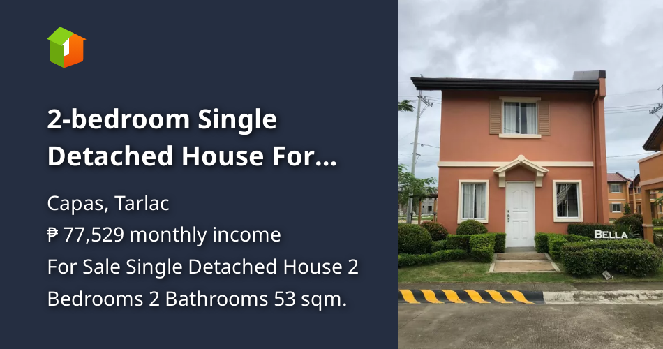 2bedroom Single Detached House For Sale in Capas Tarlac [House and Lot