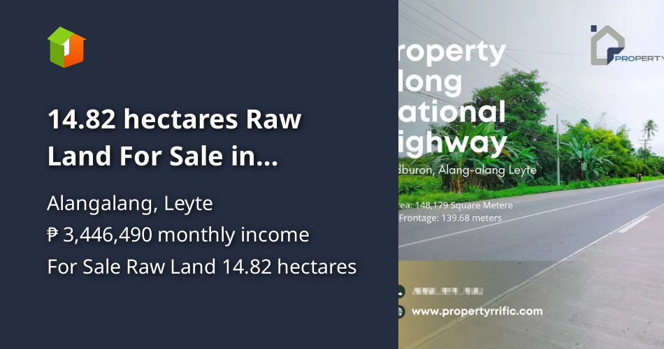 14.82 hectares Raw Land For Sale in Alangalang Leyte [Lot 🚜] (July 2024) in Alangalang, Leyte