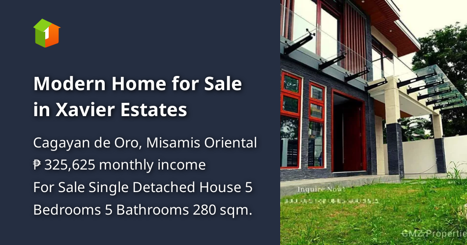 Modern Home for Sale in Xavier Estates [House and Lot 🏘️] (May 2023) in