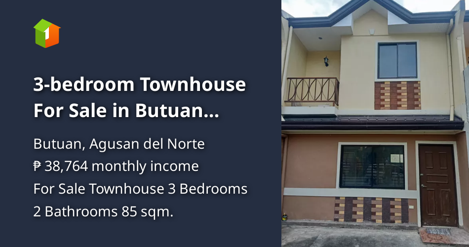 3bedroom Townhouse For Sale in Butuan Agusan del Norte [House and Lot