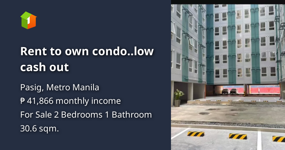 Rent to own condo..low cash out [Condo 🏙️] (November 2021) in Pasig