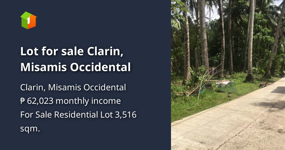 Lot for sale Clarin, Misamis Occidental [Lot 🚜] (June 2023) in Clarin
