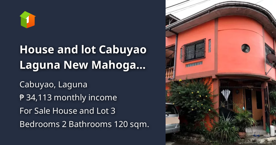 House and lot Cabuyao Laguna New Mahogany Village [House and Lot 🏘️