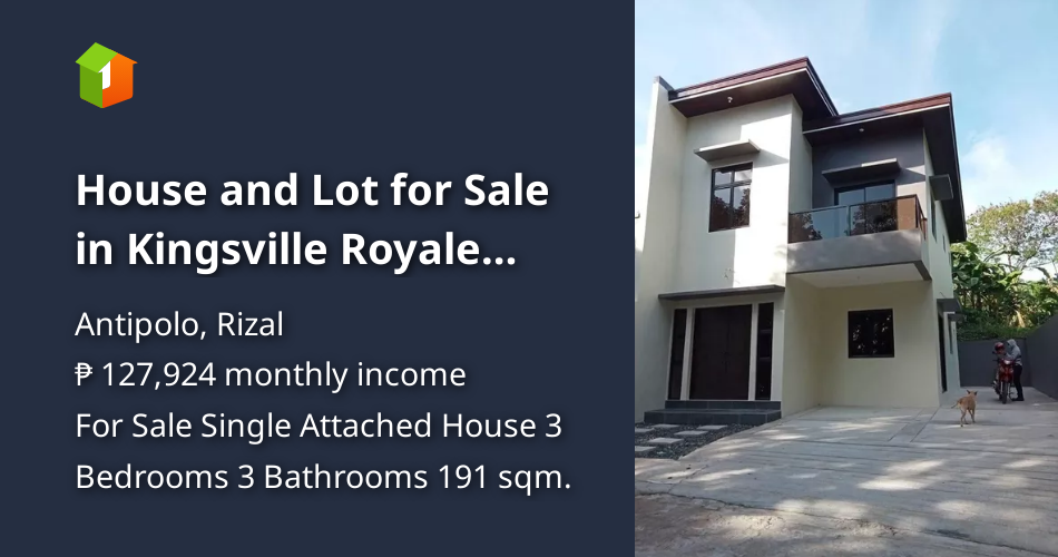 House and Lot for Sale in Kingsville Royale Antipolo Rizal [House and