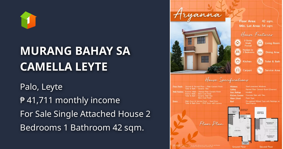 MURANG BAHAY SA CAMELLA LEYTE [House and Lot 🏘️] (October 2022) in Palo