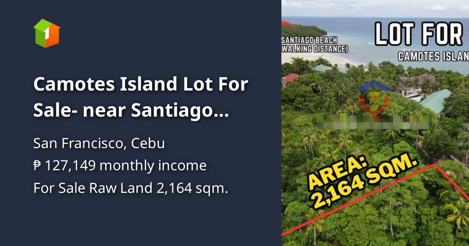 Camotes Island Lot For Sale near Santiago White Sand Beach [Lot 🚜